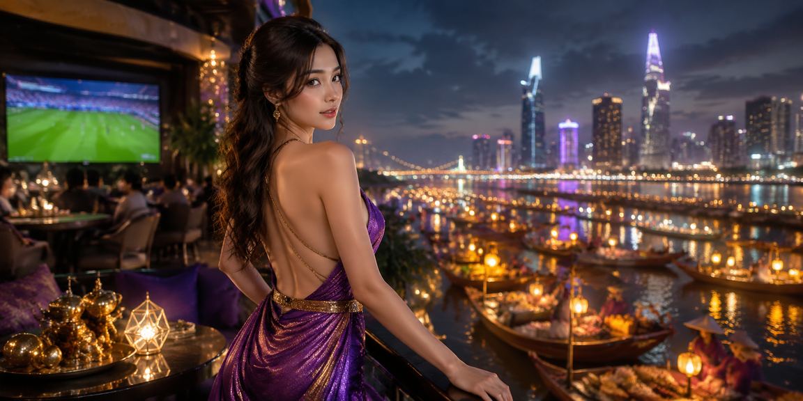 Người chơi tại TP. Hồ Chí Minh tham gia casino trực tuyến và game mới buổi tối ven bãi biển