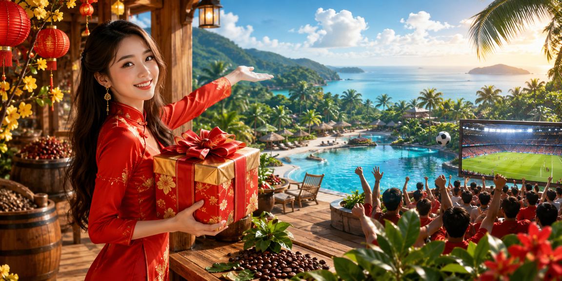Người dùng tại Phú Quốc truy cập ưu đãi cá cược qua điện thoại bên ly cà phê